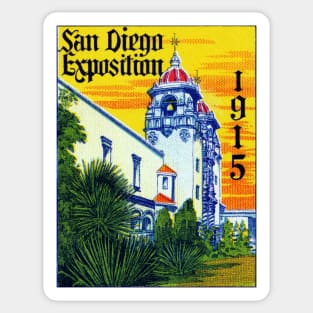 1915 San Diego Expo Sticker